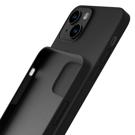 iPhone 14 Hülle aus der 3mk Silicone Case Serie - schwarz