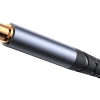 Joyroom stereo audio cable AUX 3.5 mm mini jack - USB-C for phone 1.2 m black (SY-A07)