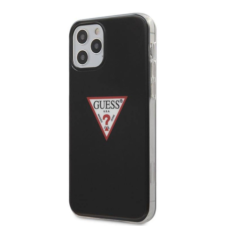 Guess GUHCP12MPCUCTLBK iPhone 12 Pro / iPhone 12 czarny/black hardcase Triangle Collection