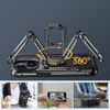 Joyroom Dual Hinge etui iPhone 14 pancerny pokrowiec z podstawką uchwytem ring holder czarne