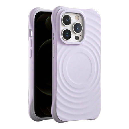 Nakładka Circle Mag do iPhone 15 Pro 6,1" jasnofioletowa