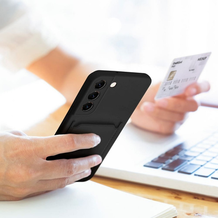 Futerał CARD CASE do SAMSUNG A34 5G czarny