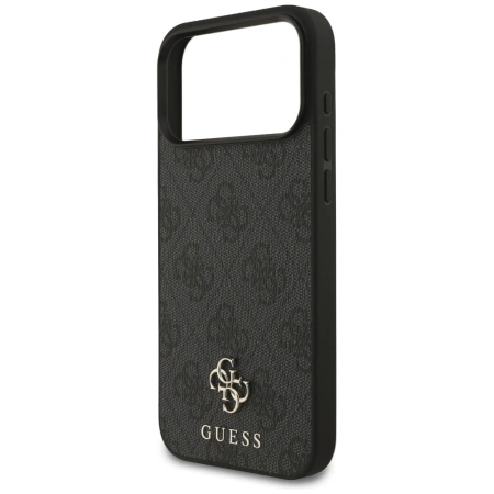 Etui Guess 4G Small Classic Logo MagSafe na iPhone 17 Pro Max - czarne