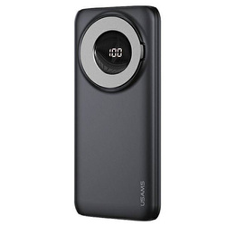 USAMS Powerbank PB62 10000mAh 20W QC3.0+PD Magnetic Wireless Fast Charge czarny/black 10KCD17101 (US-CD171)