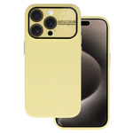 Tel Protect Lichi Soft Case do Iphone 15 Pro Max żółty