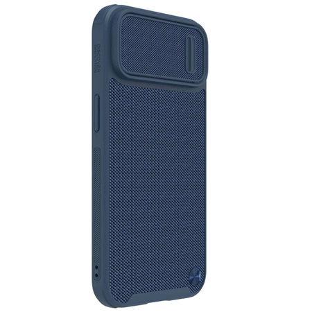 Nillkin Textured S Case etui iPhone 14 pancerny pokrowiec z osłoną na aparat niebieski