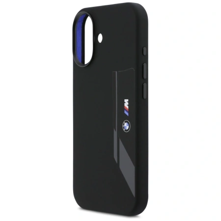 BMW M Silicon Vertical Logo MagSafe Case for iPhone 17 - Black