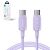 USB C - USB-C-Kabel 100 W 1,2 m Joyroom S-CC100A14 – Lila