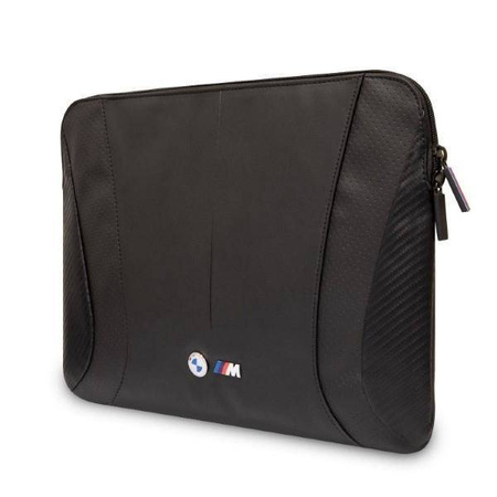 Original Handyhülle LAPTOP 14" BMW Sleeve Carbon&Perforated (BMCS14SPCTFK) schwarz
