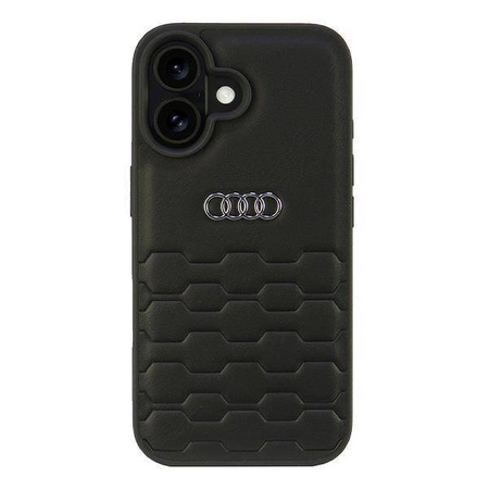 Audi nakładka Synthetic Leather do iPhone 16 6.1" czarna