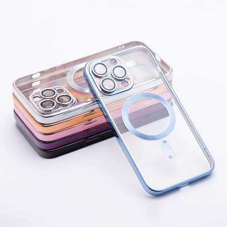 Futerał Electro Mag Cover kompatybilny z MagSafe do IPHONE 13 PRO MAX niebieski