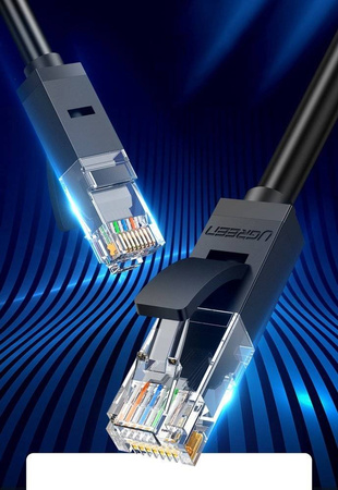 Ugreen kabel przewód internetowy sieciowy Ethernet patchcord RJ45 Cat 6 UTP 1000Mbps 3 m niebieski (NW102 11203)