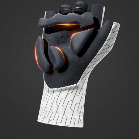 Rockbros Road Cycling Gloves Size: XL - White/Black