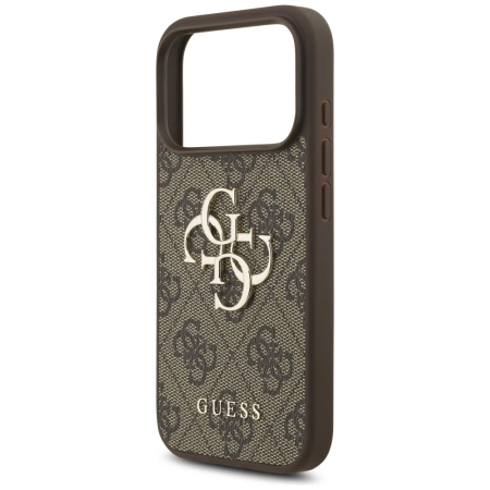 Etui Guess 4G Big Logo do iPhone 17 Pro - brązowe