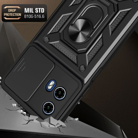 Tech-Protect Camshield Pro Hülle für Motorola Moto G85 5G – Schwarz