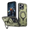 Hybrid Armor Trendige Hülle mit MagSafe für iPhone 16 Pro – Grün