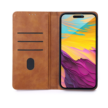 Etui Smart Seam do Samsung Galaxy A26 5G brązowe