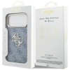 Guess 4G Big 4G Classic Logo Case for iPhone 17 Pro Max - Blue and Gold