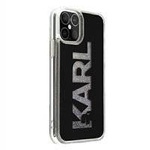 Karl Lagerfeld KLHCP12LKLMLBK iPhone 12 6,7" Pro Max czarny/black hardcase Karl Logo Glitter