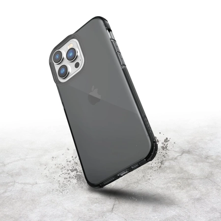 Raptic X-Doria Clear Case iPhone 14 Pro Max gepanzerte Hülle schwarz