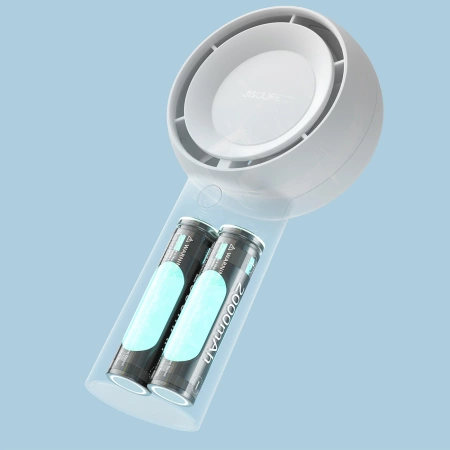 Mini wentylator Jisulife Handheld Fan Life5 Plus 4000 mAh przenośny wiatraczek USB - biały