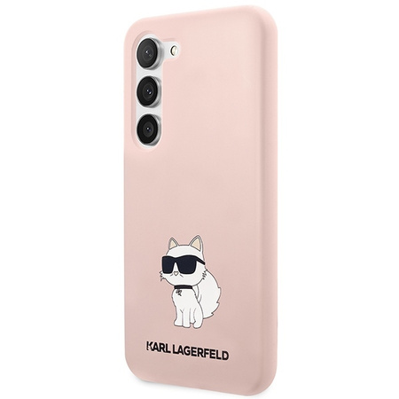 Karl Lagerfeld Silicone NFT Choupette - Etui Samsung Galaxy S23+ (różowy)