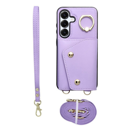 Futerał portfel WONDER dla SAMSUNG A55 5Gliliowy
