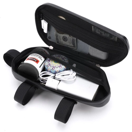 Wozinsky torba rowerowa na ramę roweru 1,5 L czarny (WBB10BK)