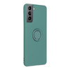 Futerał SILICONE RING do SAMSUNG Galaxy S20 FE / S20 FE 5G zielony
