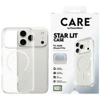 Etui CARE by PanzerGlass Flagship Urban Explorer w. White MagSafe na iPhone 17 Pro - przezroczysto-brokatowe