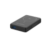 Powerbank Wozinsky WLWP-10KA0Y3S 22,5W PD Qi2 10000 mAh, mit Ständer, 1x USB-A, 1x USB-C - schwarz
