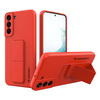 Wozinsky Kickstand Case Silikon Ständer Cover für Samsung Galaxy S22+ rot