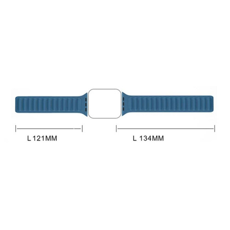 Magnetic Strap pasek do Watch 7 45mm magnetyczna opaska bransoleta bransoletka niebieski