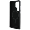 Original Case SAMSUNG GALAXY S25 ULTRA Karl Lagerfeld Saffiano Full Wrapped Elongated Metal Logo MagSafe black
