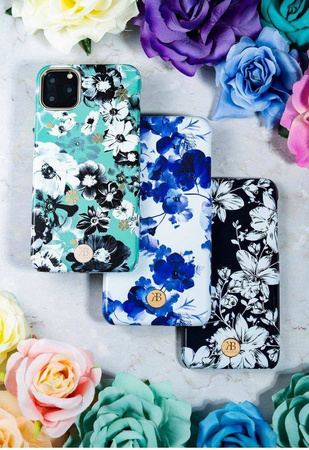 Kingxbar Blossom etui ozdobione oryginalnymi Kryształami Swarovskiego iPhone 11 Pro wielokolorowy (Orchid)