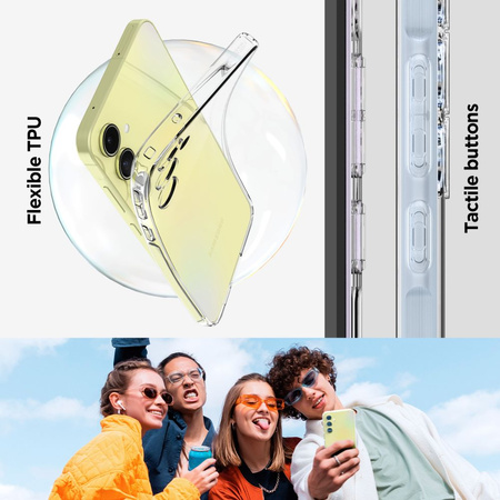 Etui SAMSUNG GALAXY A55 5G Spigen Liquid Crystal transparentne