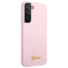 Guess GUHCS22MLSLMGLA S22 + S906 lavender / lavender hardcase Silicone Script Metal Logo