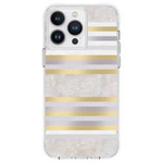 Case-Mate Pearl Stripes MagSafe - Etui iPhone 14 Pro Max zdobione masą perłową (Pearl Stripes)