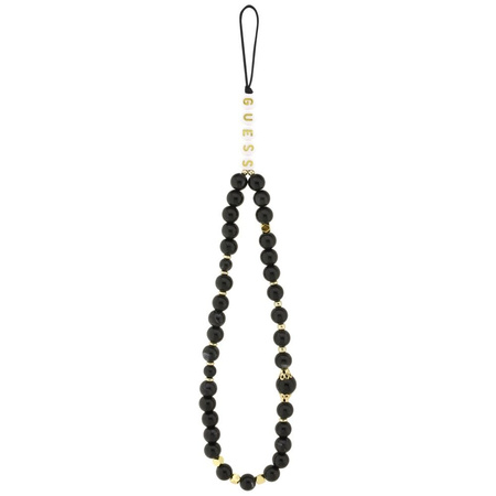 GUESS futerał do IPHONE 17 Pro Max kompatybilny z MagSafe GUHMP17XP4TSDPPSK (4G PU W/ Strap Triangle Logo) czarny