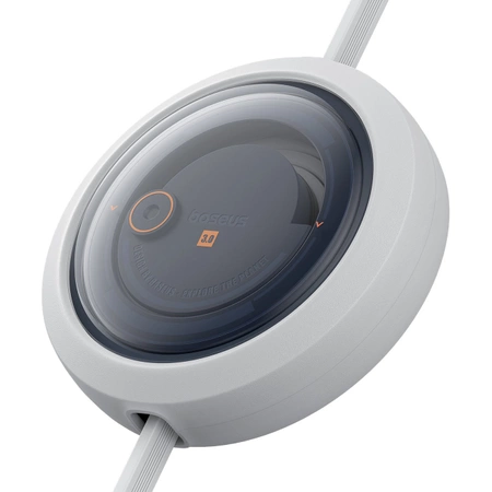 Baseus Free2Draw CB000084 einziehbares USB-C – Lightning /USB-C/Micro-USB-Kabel 100 W 1,1 m – Weiß