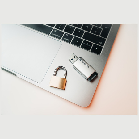 Pendrive Verbatim Secure Pro 32GB USB    3.2 Gen 1 srebrny 98665