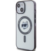 Etui Karl Lagerfeld IML Choupette's Head MagSafe do iPhone 15 Plus - przezroczyste