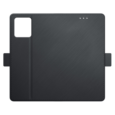 3MK Wallet Case Motorola Moto G84 5G czarny/black