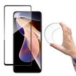 Wozinsky Full Cover Flexi Nano folia szklana szkło hartowane z ramką Xiaomi Redmi Note 11 Pro+ / 11 Pro przezroczysty