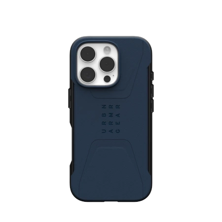 Etui UAG Civilian Magsafe na iPhone 16 Pro - niebieskie