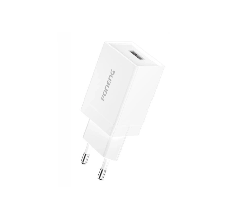 FONENG ładowarka sieciowa K210 2.1A 10W 1xUSB Biały