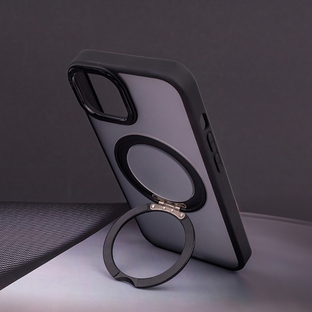 Nakładka Mag Ring Rotating do iPhone 15 Pro 6,1&quot; czarny
