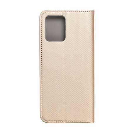 Kabura Smart Case book do MOTOROLA MOTO G53 5G złoty