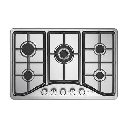 IsEasy Five-zones stainless steel gas stove MGBS-765