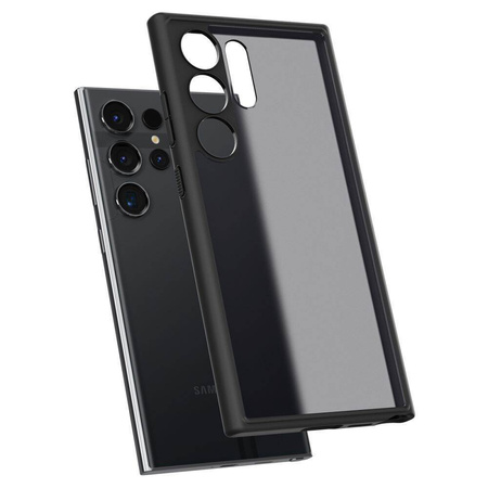 Etui Spigen Ultra Hybrid na Samsung Galaxy S24 Ultra - przezroczysto-czarne